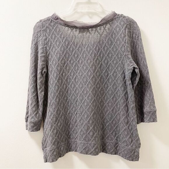 Anthropologie Meadow Rue Crochet Overlay Sweater - Size Small - Picture 3 of 6